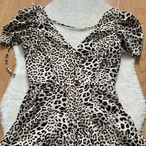 Cheetah print romper 🐆
